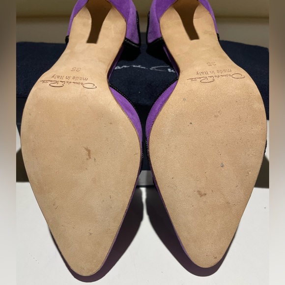 Oscar de la Renta ‘Brendita’ Suede Heels Size 5 main image 2
